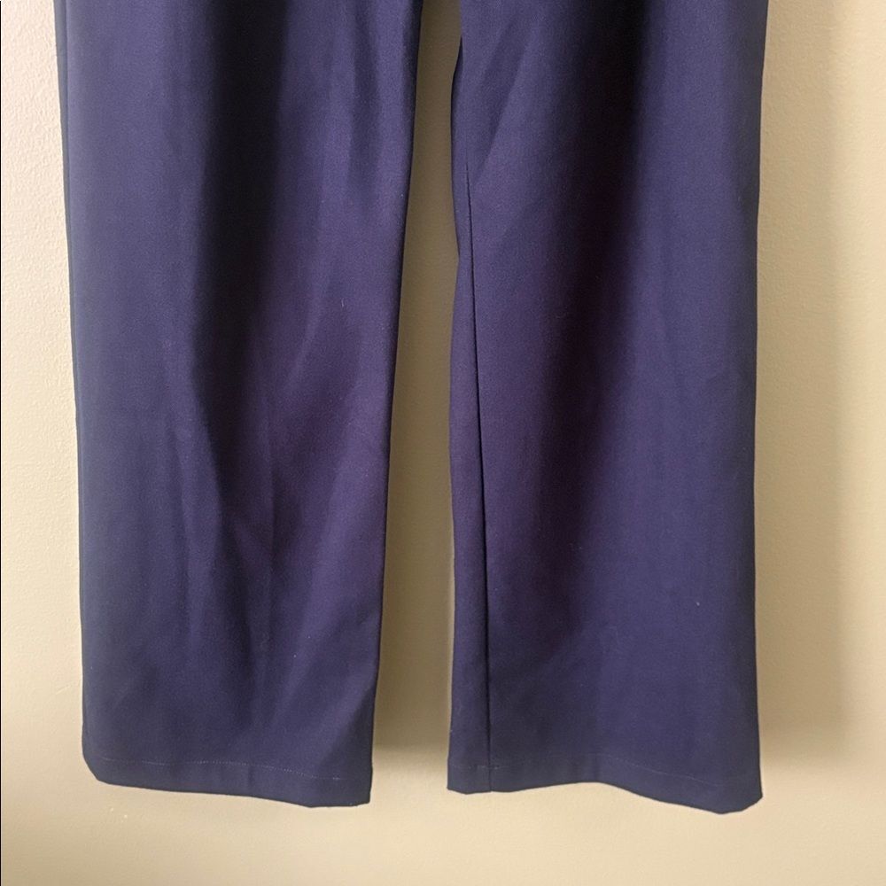 NWT Sage the Label East VIllage Pant Navy Blue Flare Leg Trouser Pants Sz Small - Picture 4 of 8